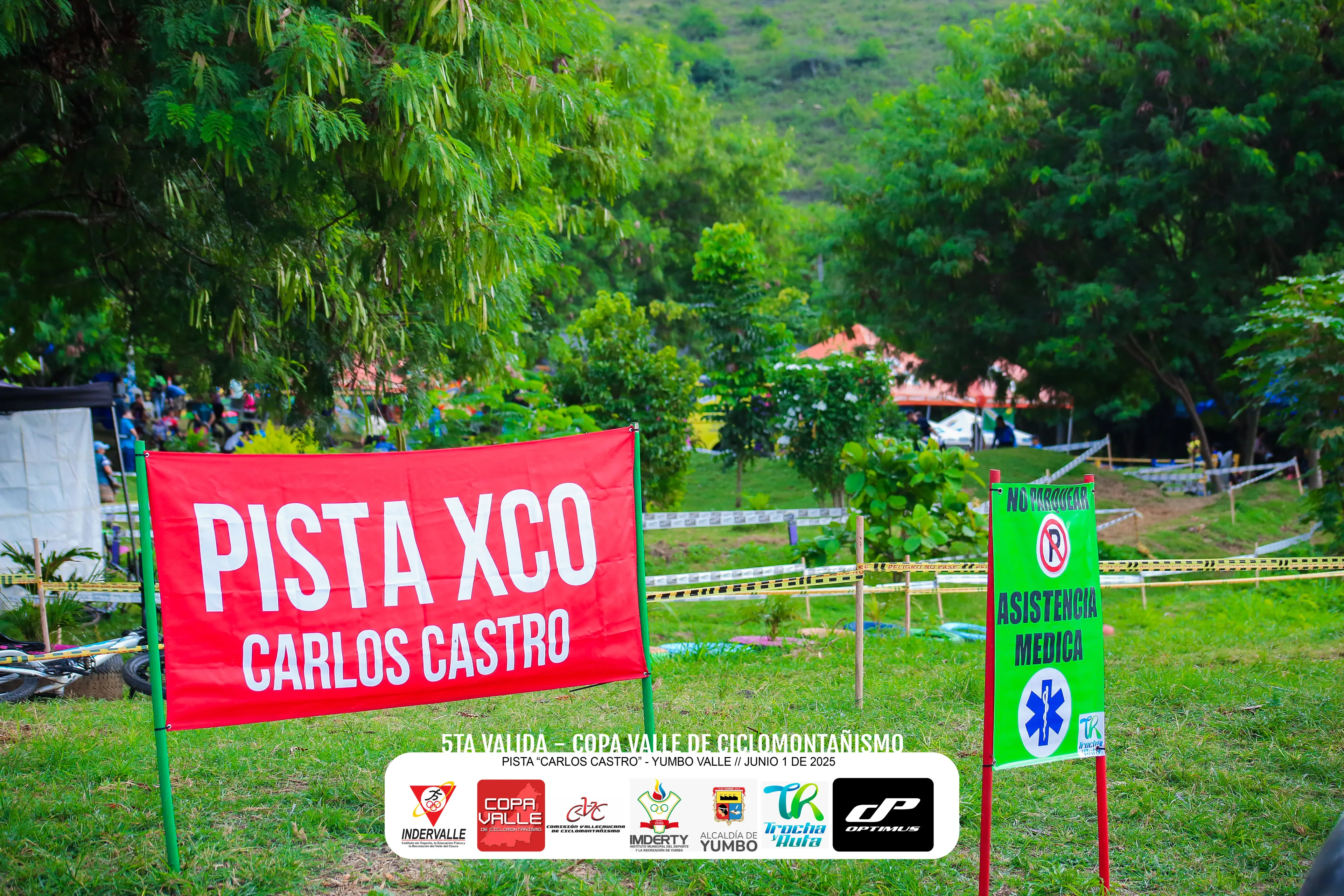 Pista XCO Carlos Castro en Yumbo, sede de entrenamiento del Club Trocha y Ruta